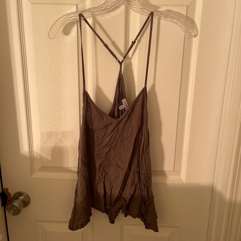 Womens Tobi green strappy cami size small 100% Rayon